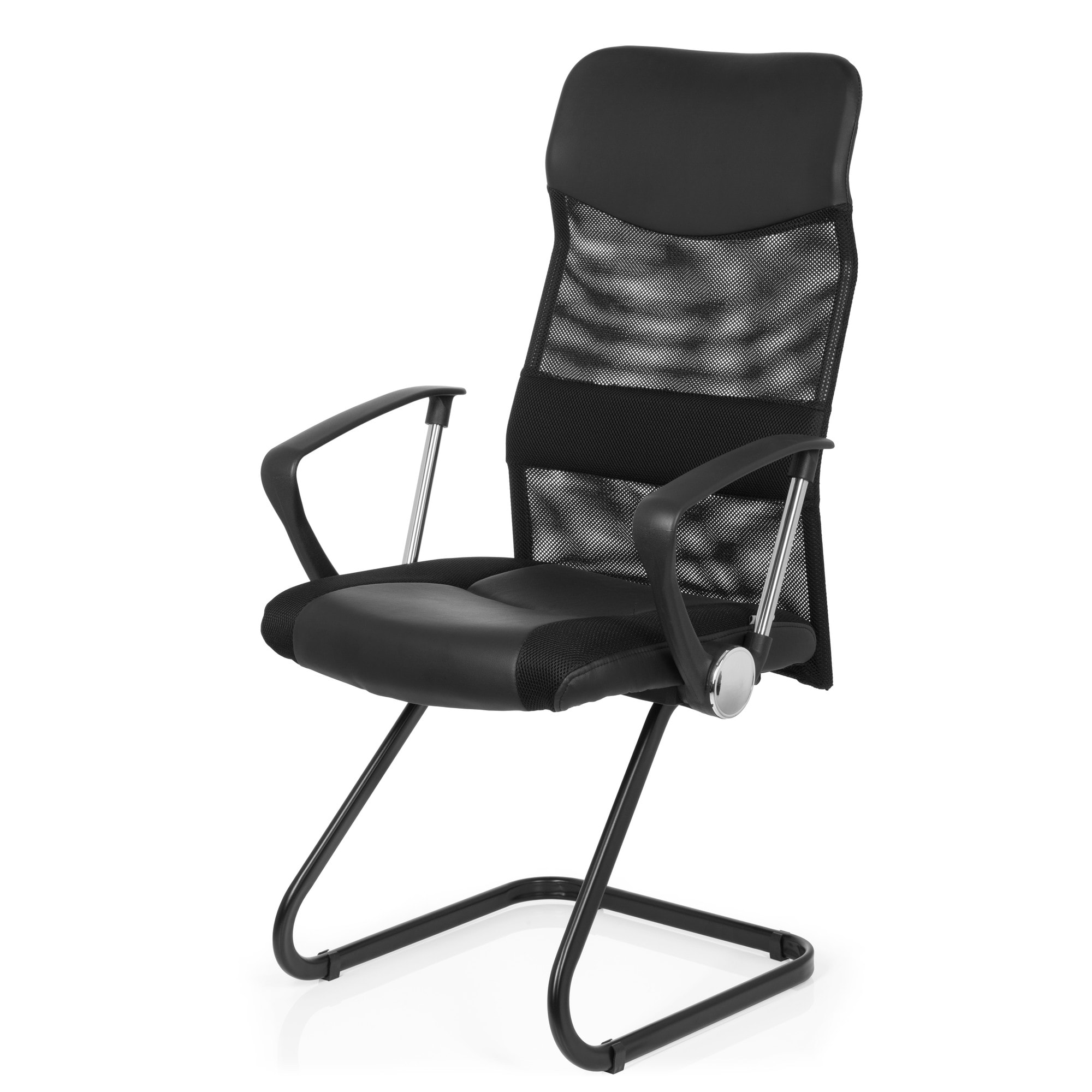 Freischwinger ARTON V Stoff mit Armlehnen hjh OFFICE