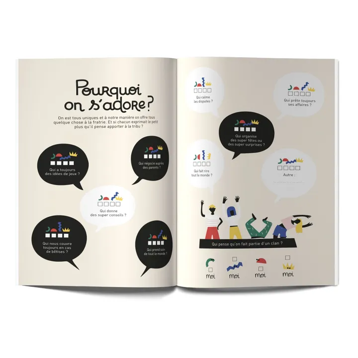Minus Editions Cahier frère/sœur 