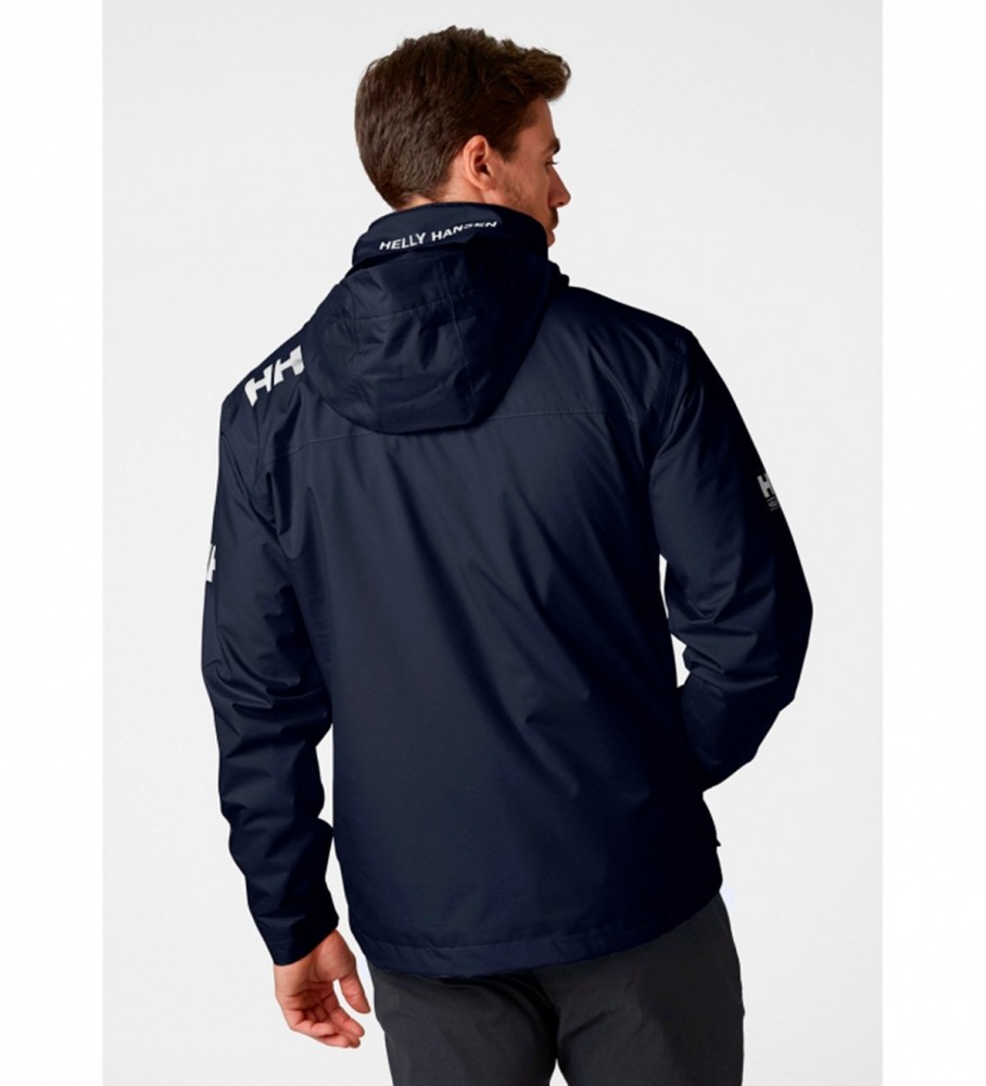 Jaqueta Helly Hansen Navy Crew com capuz