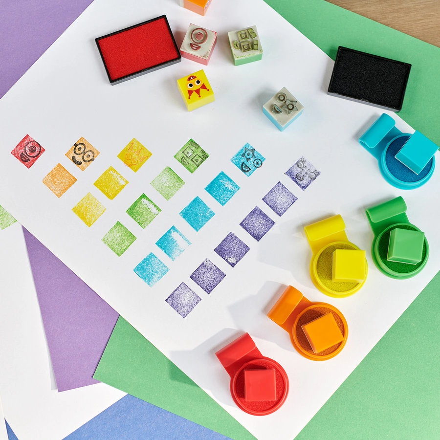 Learning Resources® Numberblocks Stampoline Park Stamp Activity Set