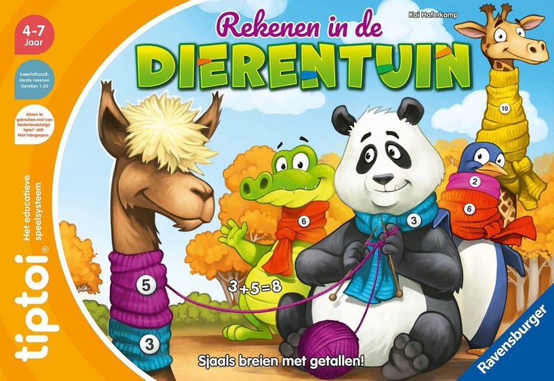 Ravensburger - Tiptoi® Spel - Rekenen in de Dierentuin - Leersysteem