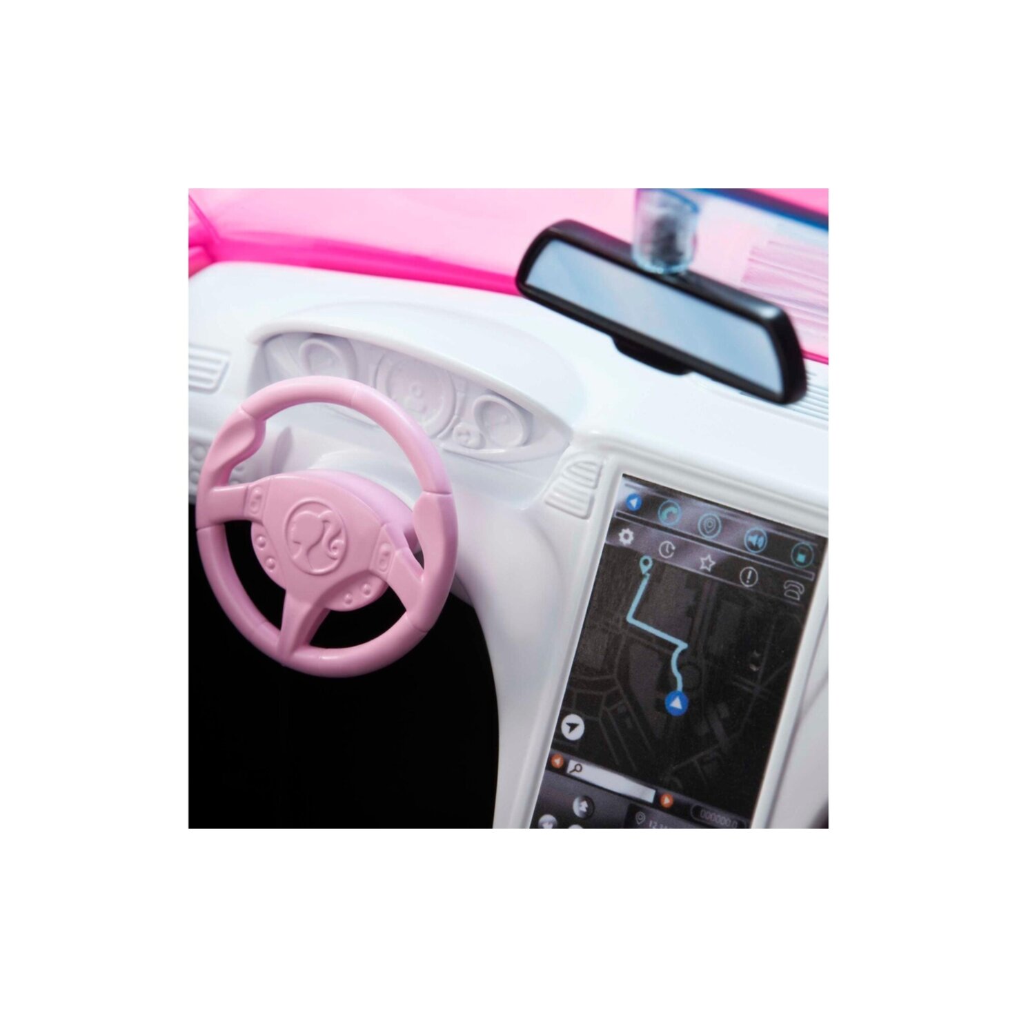 Barbie Glam Cabrio Auto Pink & Schwarz