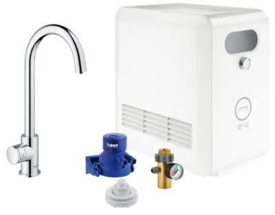 GROHE 31302002, Standard, Krom, Drejeventiler, Enkelt, Type C, 150°