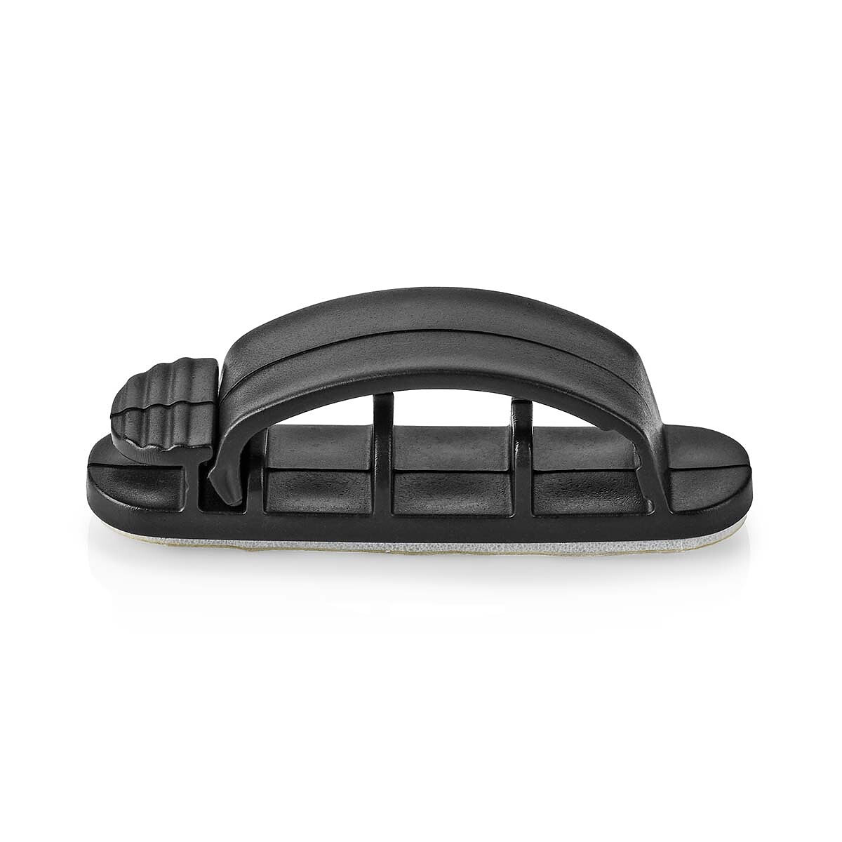 Nedis Lot de 3 Clips de câbles - 3 slots jusqu'à 7.5 mm - Noir