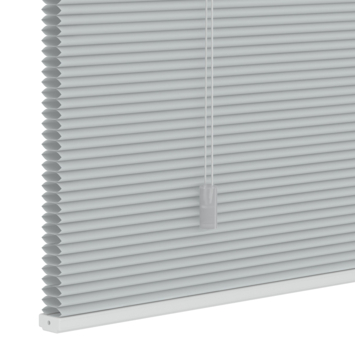 KARWEI dubbel plisségordijn lichtdoorlatend grijs (kleurnr. 6006) 140x220 cm (bxh)