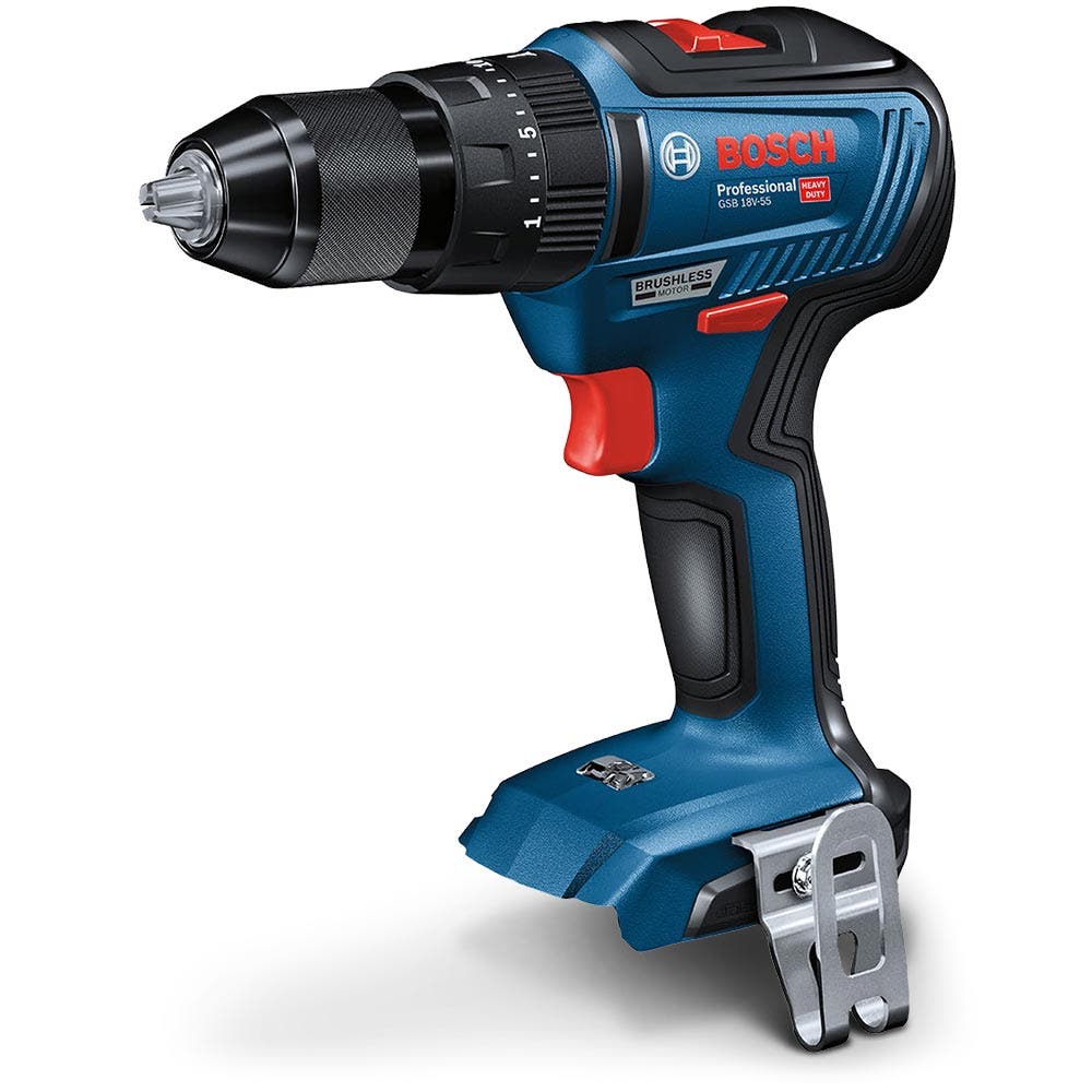 BOSCH 18V Brushless Hammer Drill & 40m Laser Distance Measurer 1 x 5.0Ah Combo Kit 0615990M5C