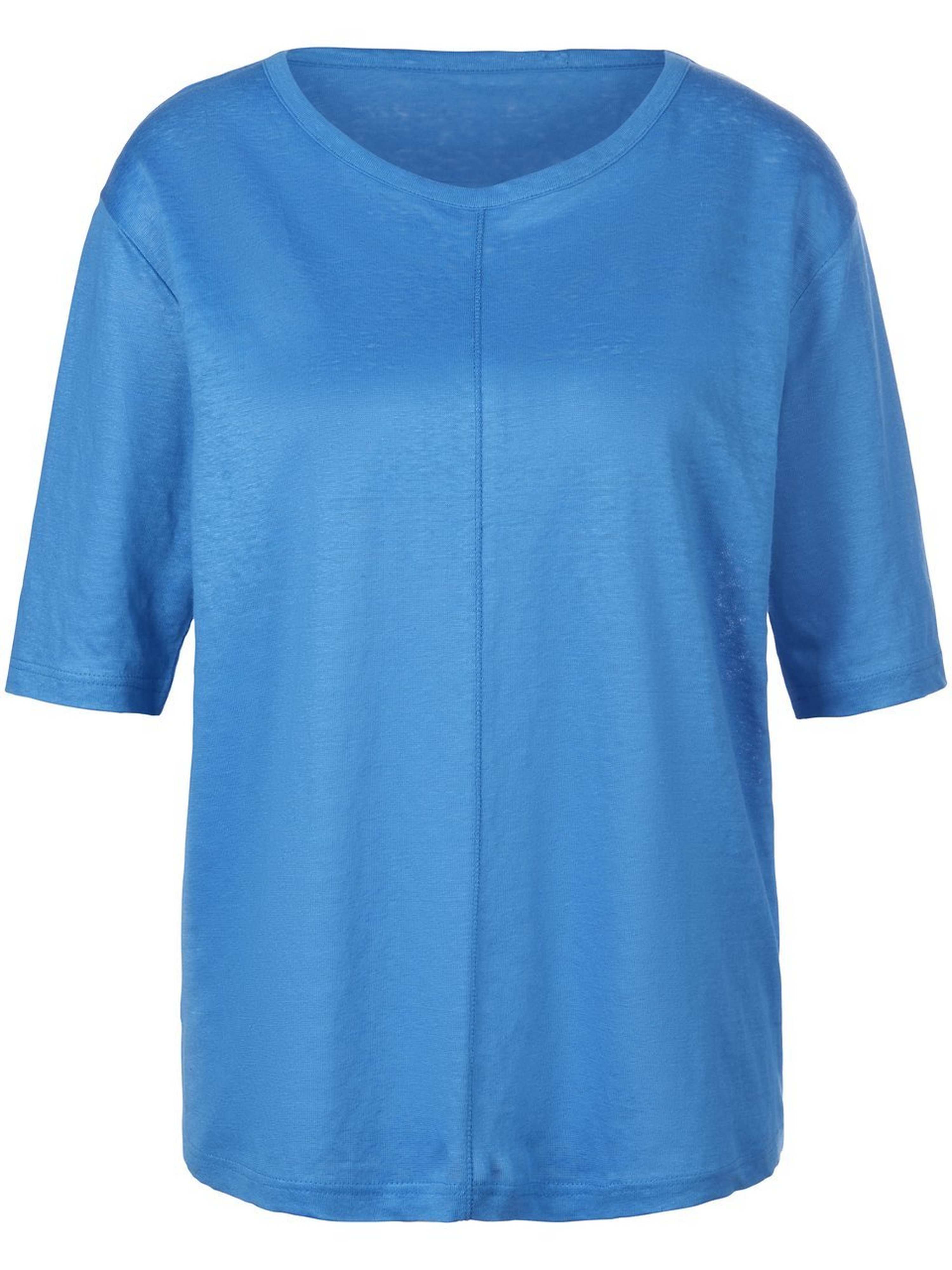 Rundhals-Shirt aus 100% Leinen