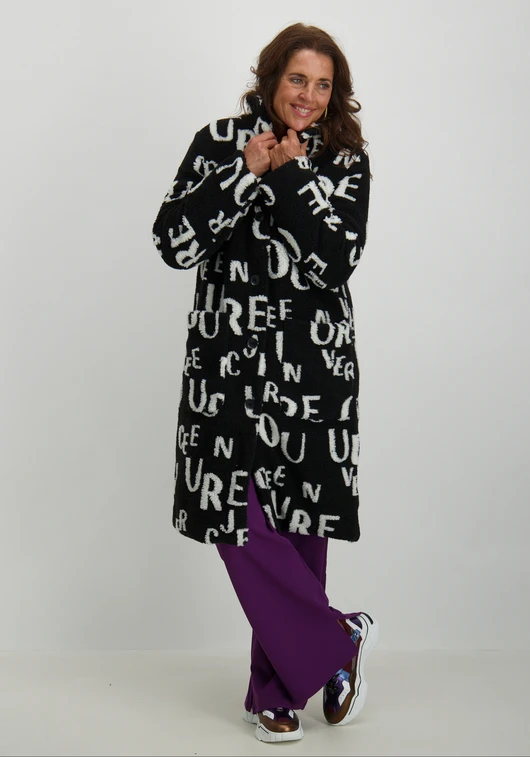 Geisha Teddt jas met letters 48590-16