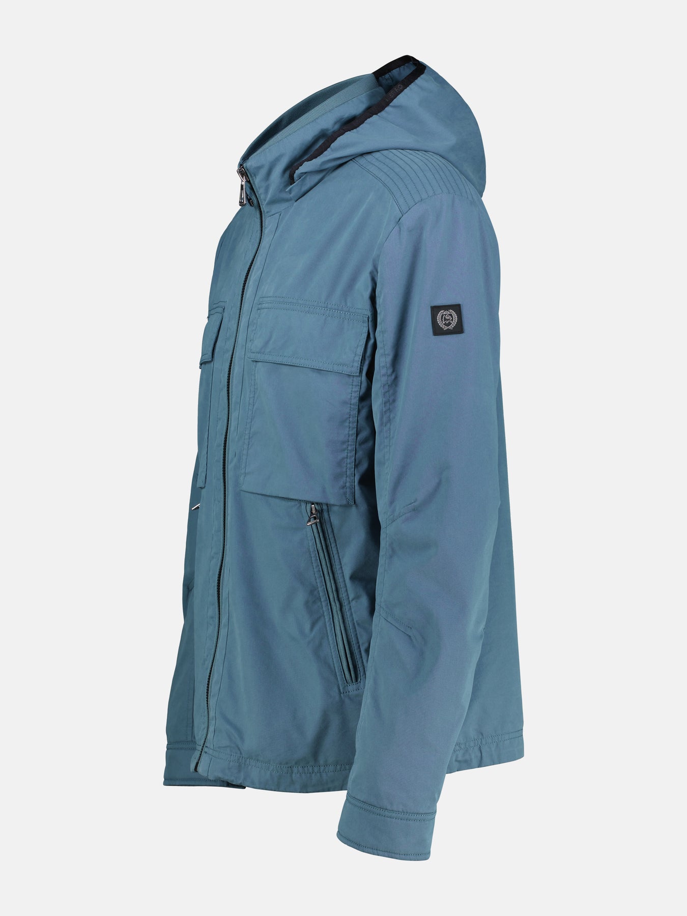Shell-Blouson mit abnehmbarer Kapuze