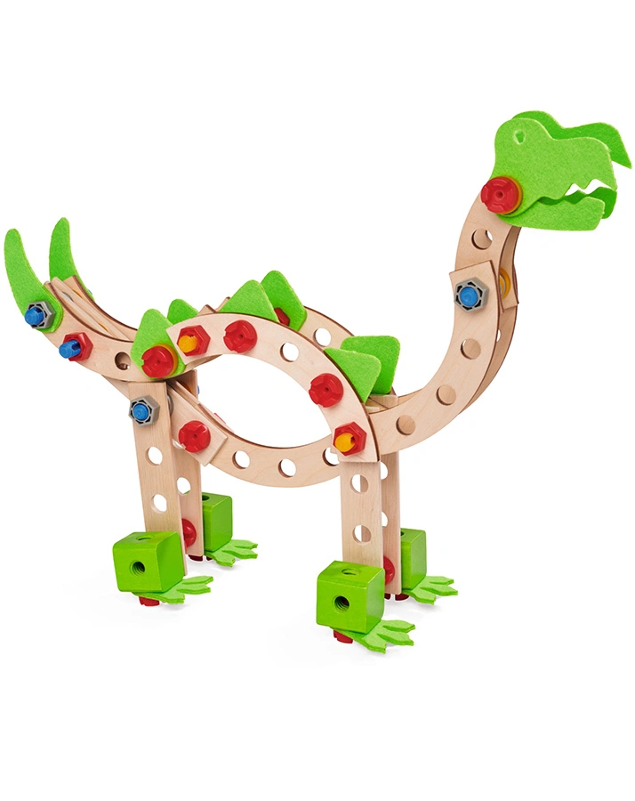 Holz-Bausatz CONSTRUCTOR - DINOSAURIER 100-teilig