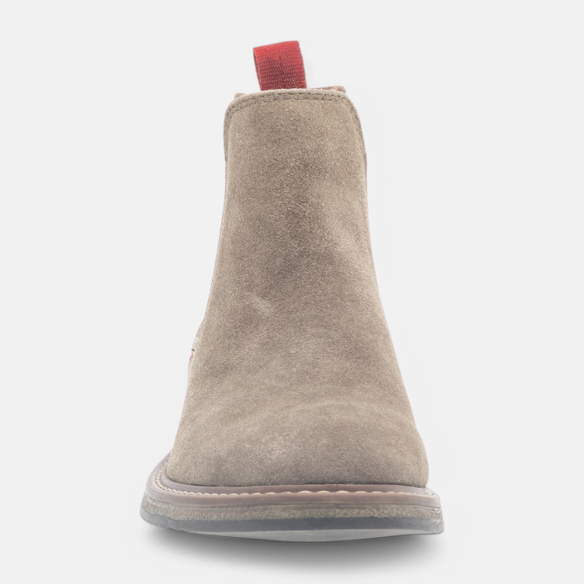Boots chelsea Homme en cuir beige