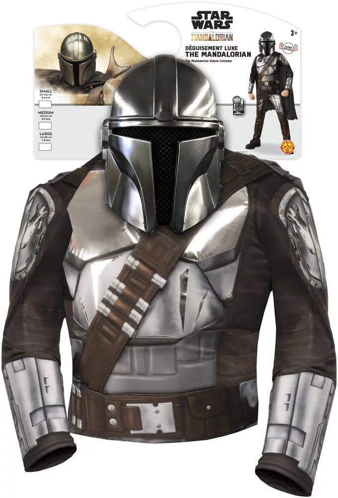 DEGUISEMENT LUXE THE MANDALORIAN  TAILLE L 7 - 8 ANS