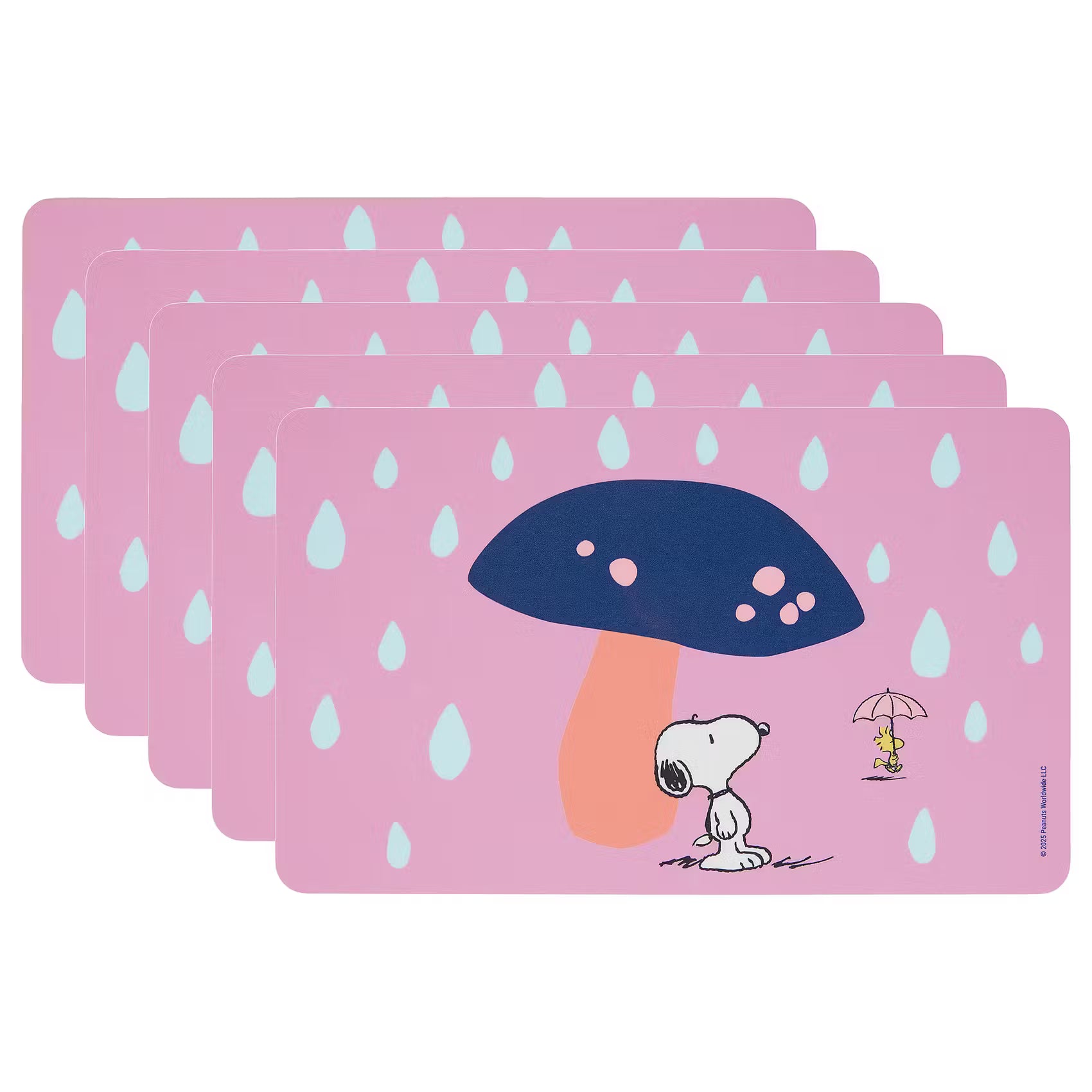 PEANUTS 5er-Set Frühstücksbrettchen