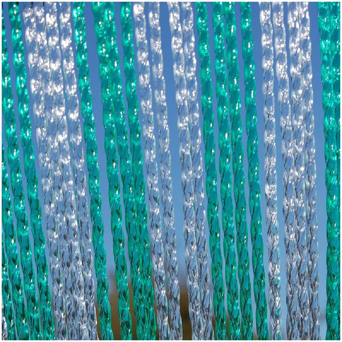 LA TENDA Rideau de porte PVC - Vert 90x210 cm