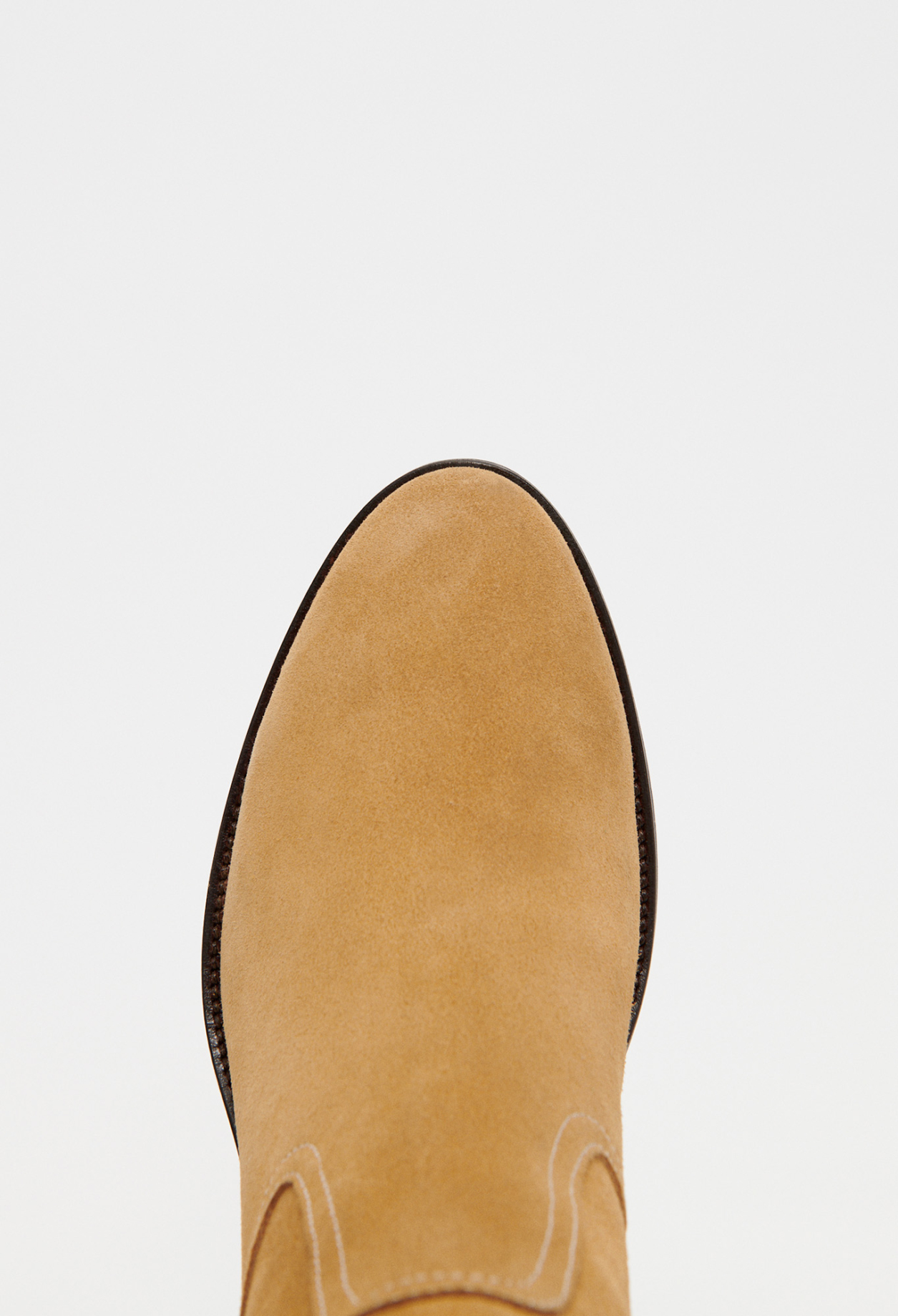 Bottes mi-hautes en cuir responsable