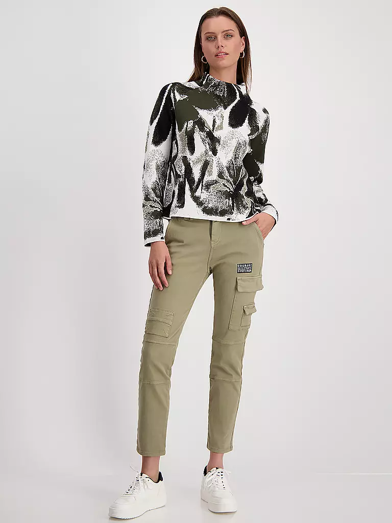 MONARI Pullover grün