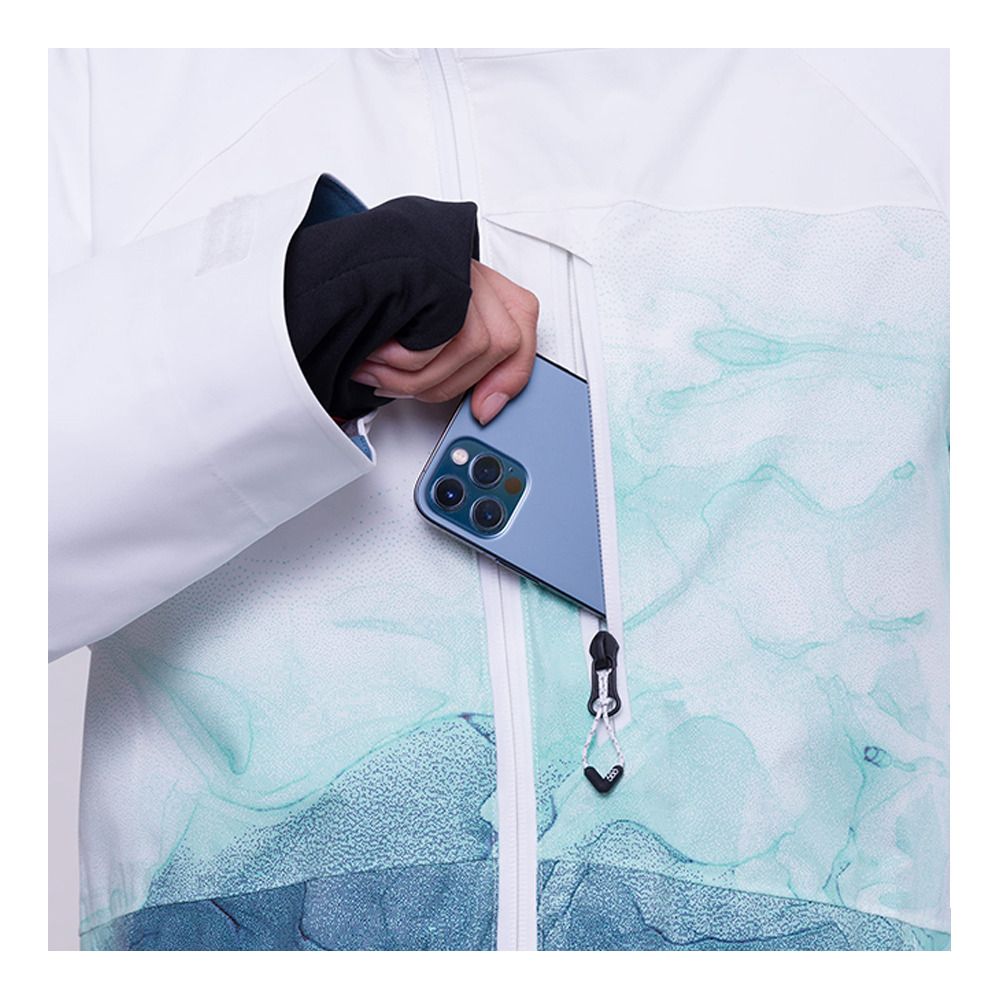 686 HYDRA - Veste ski Femme white orion blue cloudbreak