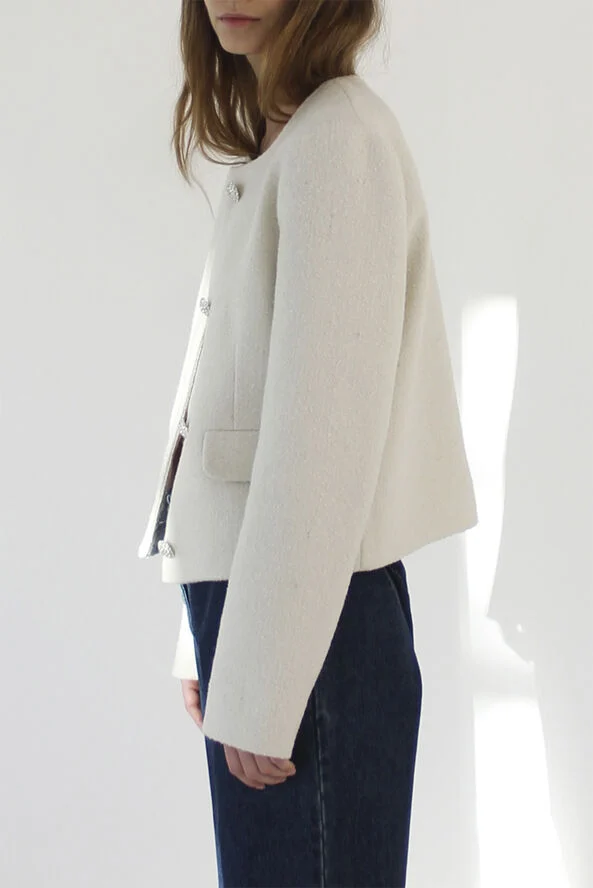 Designers Remix Amalia Button Jacket Sand