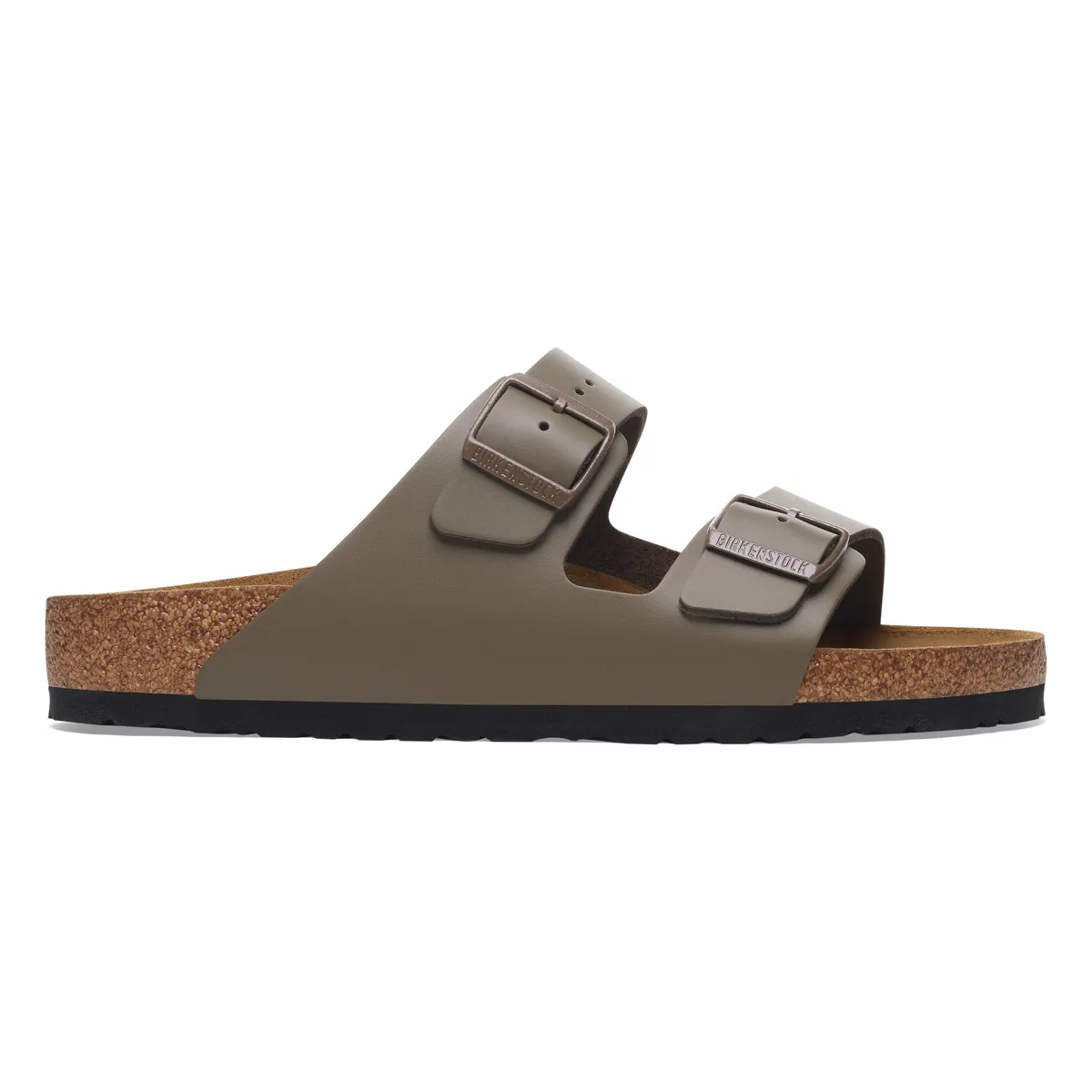 Birkenstock Women's Arizona Natural Leather Narrow Concrete Gray
