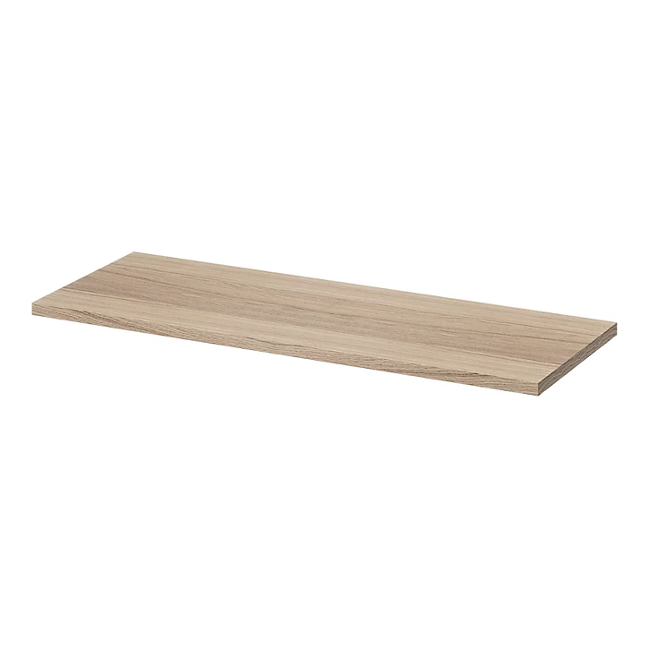 Tablette murale GoodHome Rigga effet chêne L. 80 cm