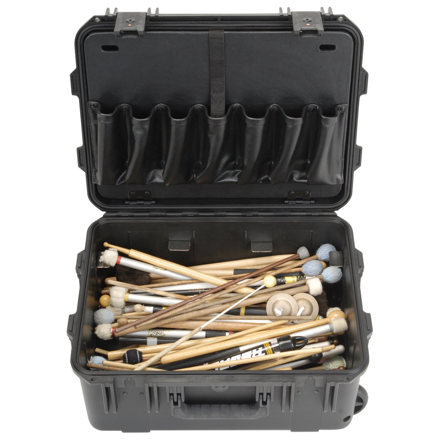 SKB iSeries 1914-8 waterdichte flightcase percussie en stokken