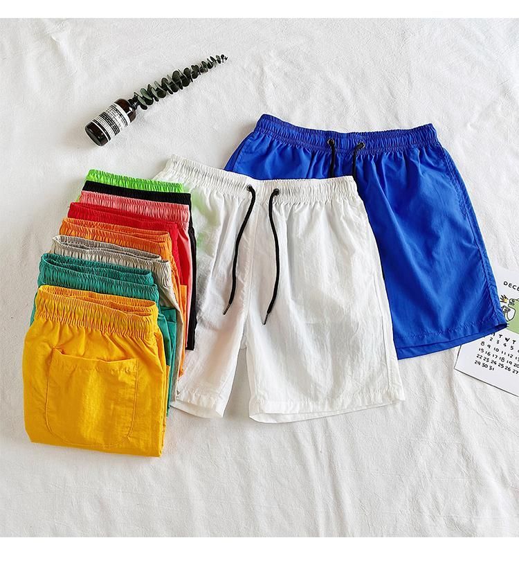 Freehop - Effen shorts met hoge taille en trekkoord