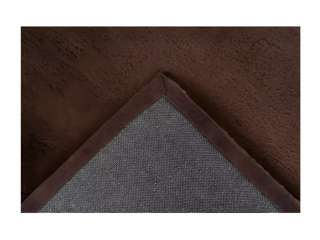 Tapis 230x160cm, design E005N coloris brun - Confort et élégance pour votre intérieur