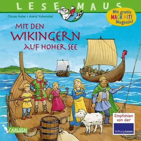 Carlsen Verlag LESEMAUS 148: Mit den Wikingern auf hoher See