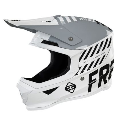 Casque cross Shot by Freegun XP-4 DANGER GREY GLOSSY 2022 - Gris
