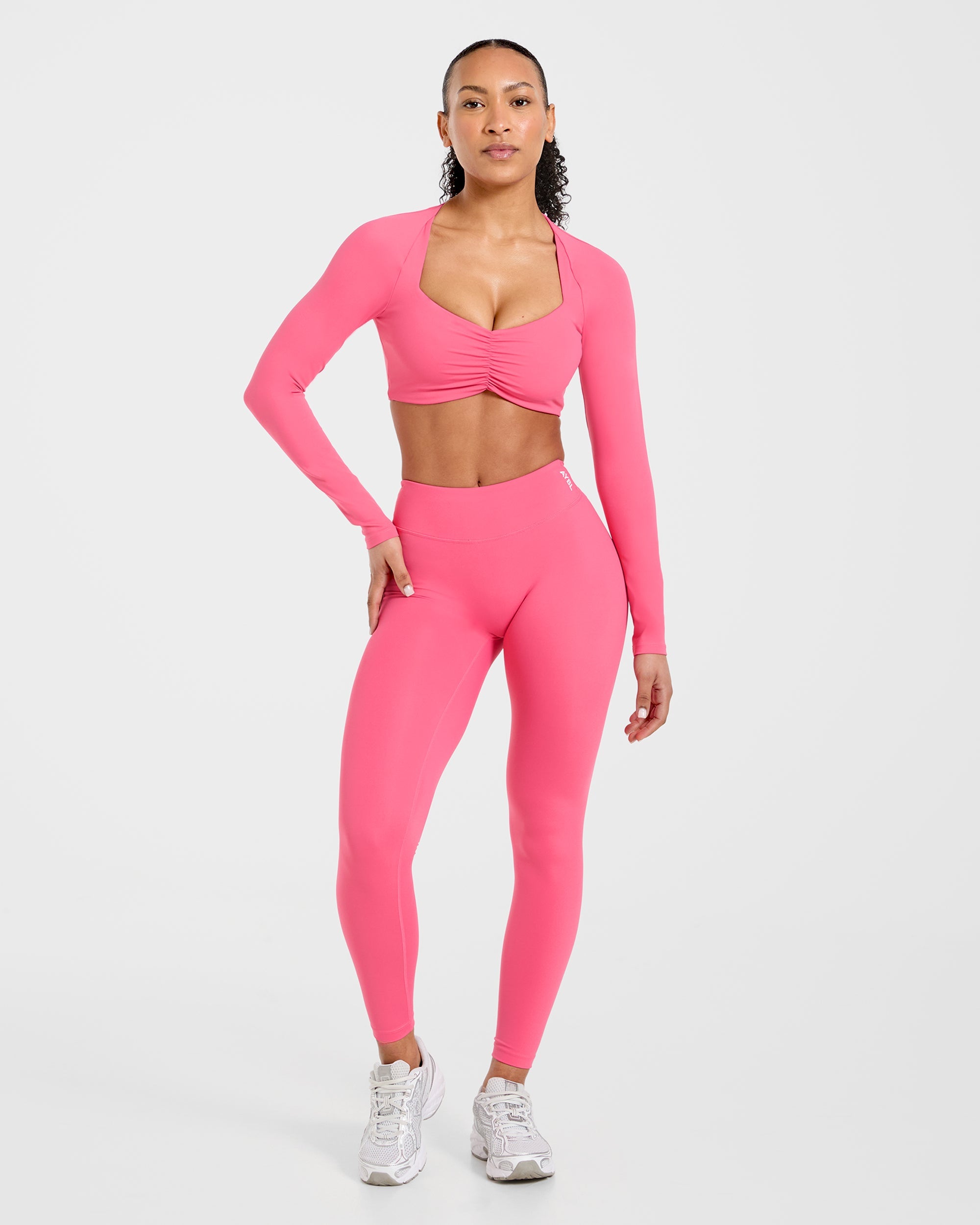 Physique Long Sleeve Crop Top