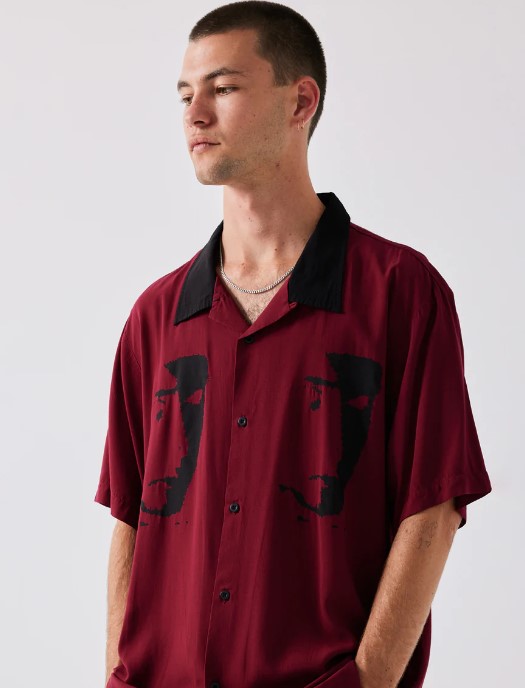 Former Marilyn Mein SS Shirt Burgundy