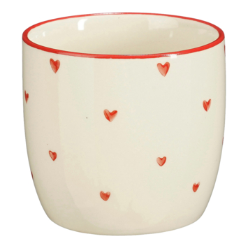 Beker donker rood - h9xd9cm