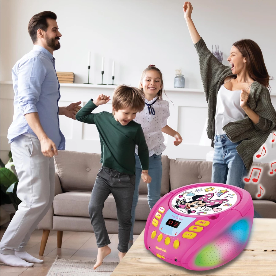 LEXIBOOK Minnie Bluetooth CD-Spieler mit Lichteffekten