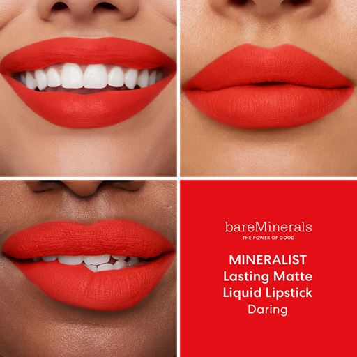 bareMinerals Mineralist Lasting Matte Liquid Læbestift, Daring