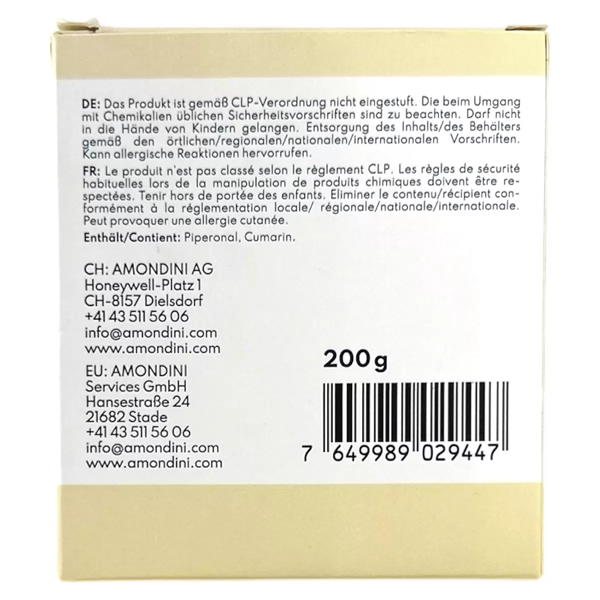 Duftkerze Vanilla Dream NAO natur,transparent