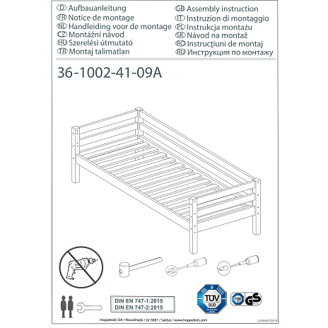 Hoppekids ECO Dream juniorseng 90x200 cm