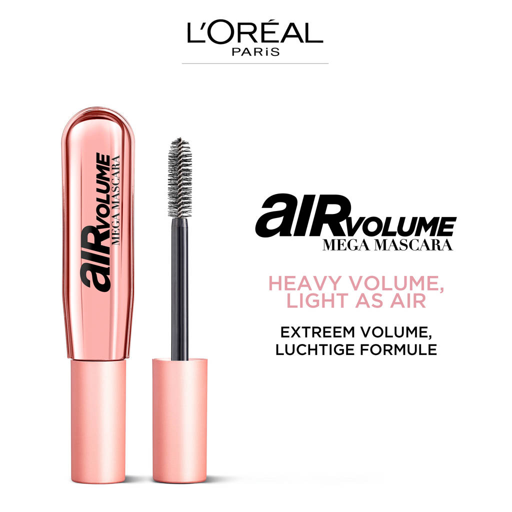 valt meer dan tegen :-(Air Volume Mega mascara - 01 Black