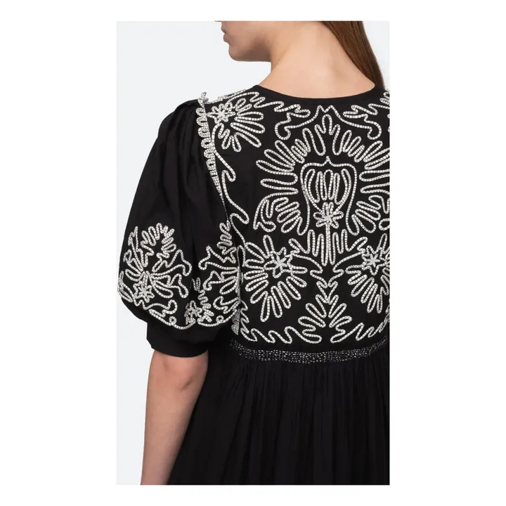 Sea NY Robe Brodée Cordera | Noir