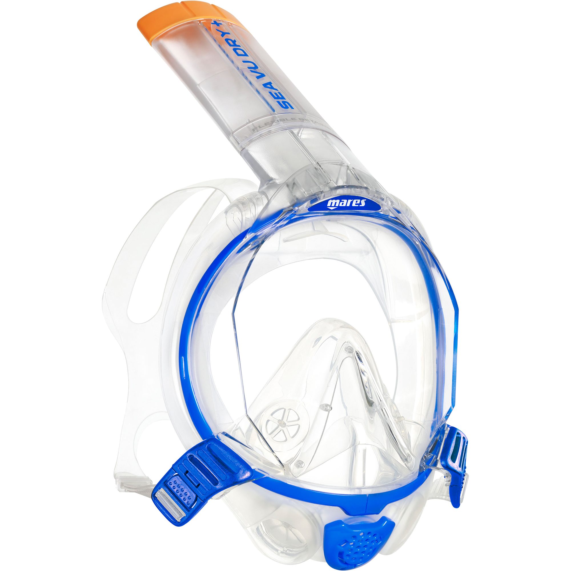 Mares Sea Vu Dry + Schnorchelmaske blue clear