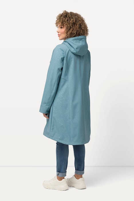 HYPRAR Softshell-Longjacke, wasserabweisend, Kapuze