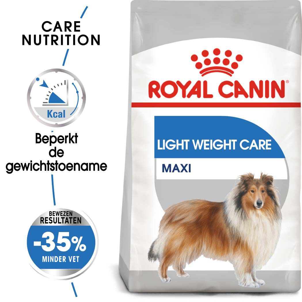 Royal Canin Light Weight Care Maxi Adult - Hondenvoer - 12 Kilogram - gevogelte