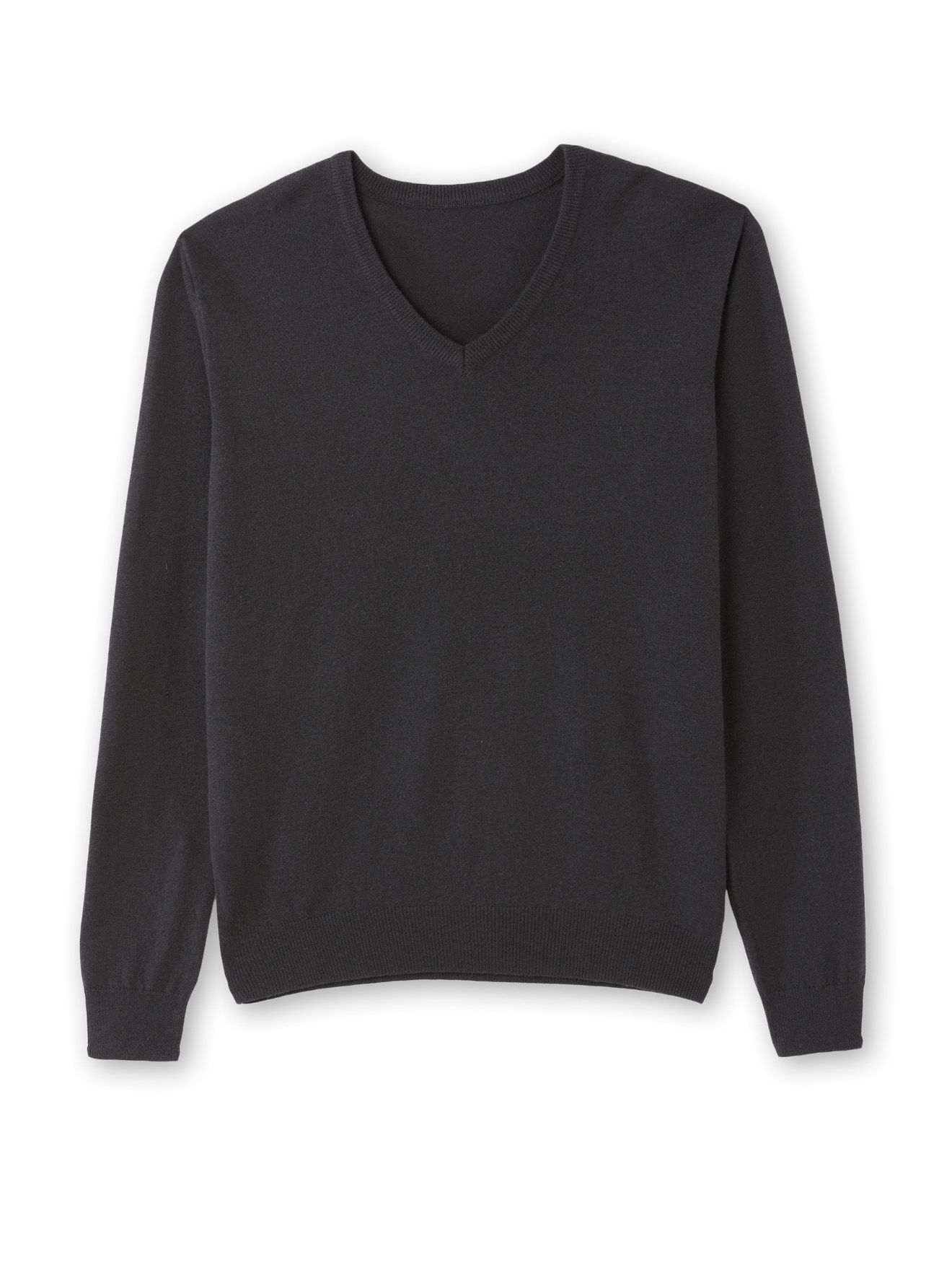 Pull encolure V 80% laine d'agneau