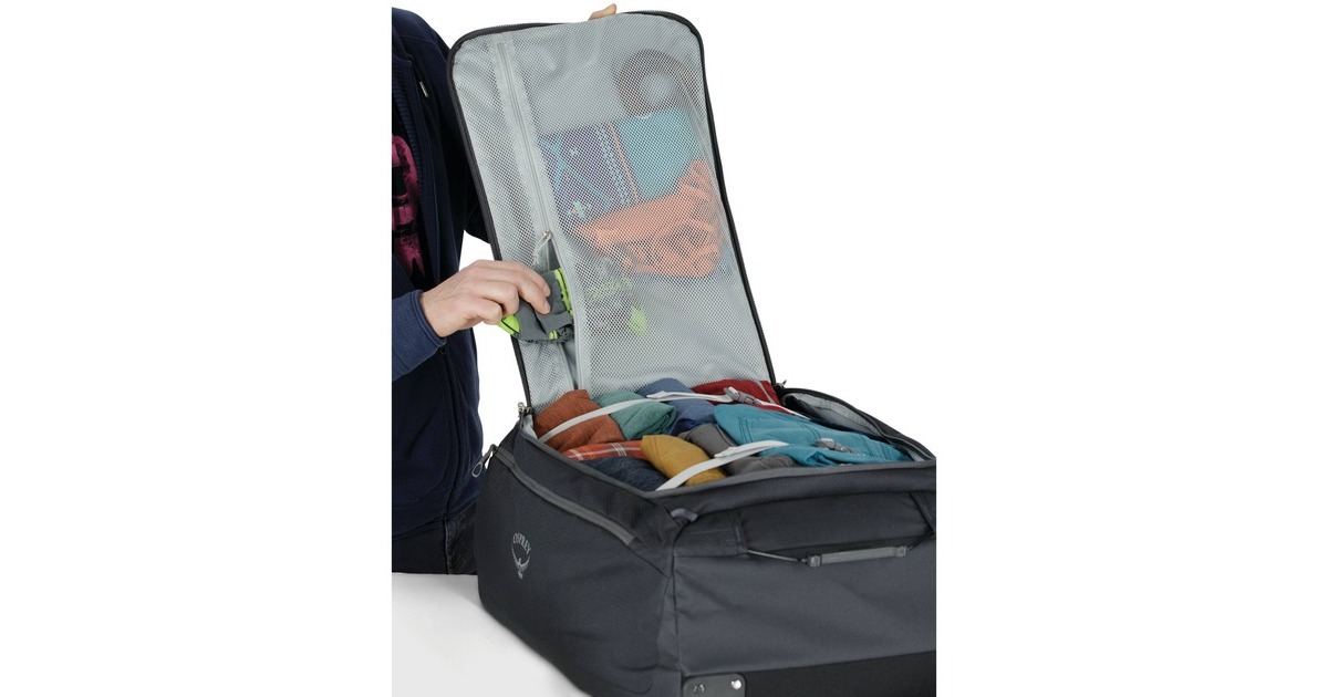 OspreyDaylite Wheeled Duffel 85 trolley  (Zwart)