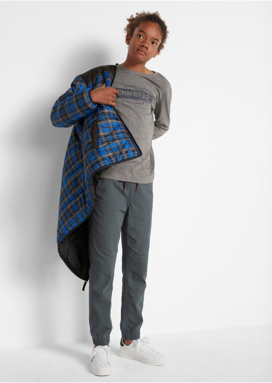 Pantalon thermo garçon, Loose Fit