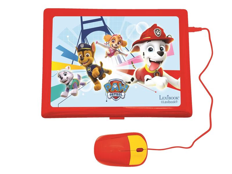 Lexibook Kindertablet Paw Patrol DE/EN Zweisprachiger Laptop für Bildungszwecke