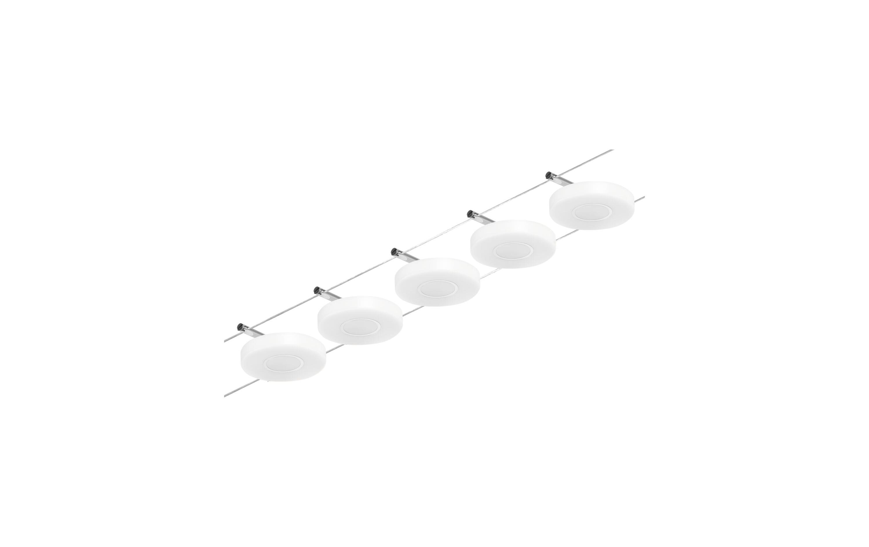 CorDuo LED Seilsystem DiscLED Basisset 5 x 200 lm<br>Schienenlichtschranke