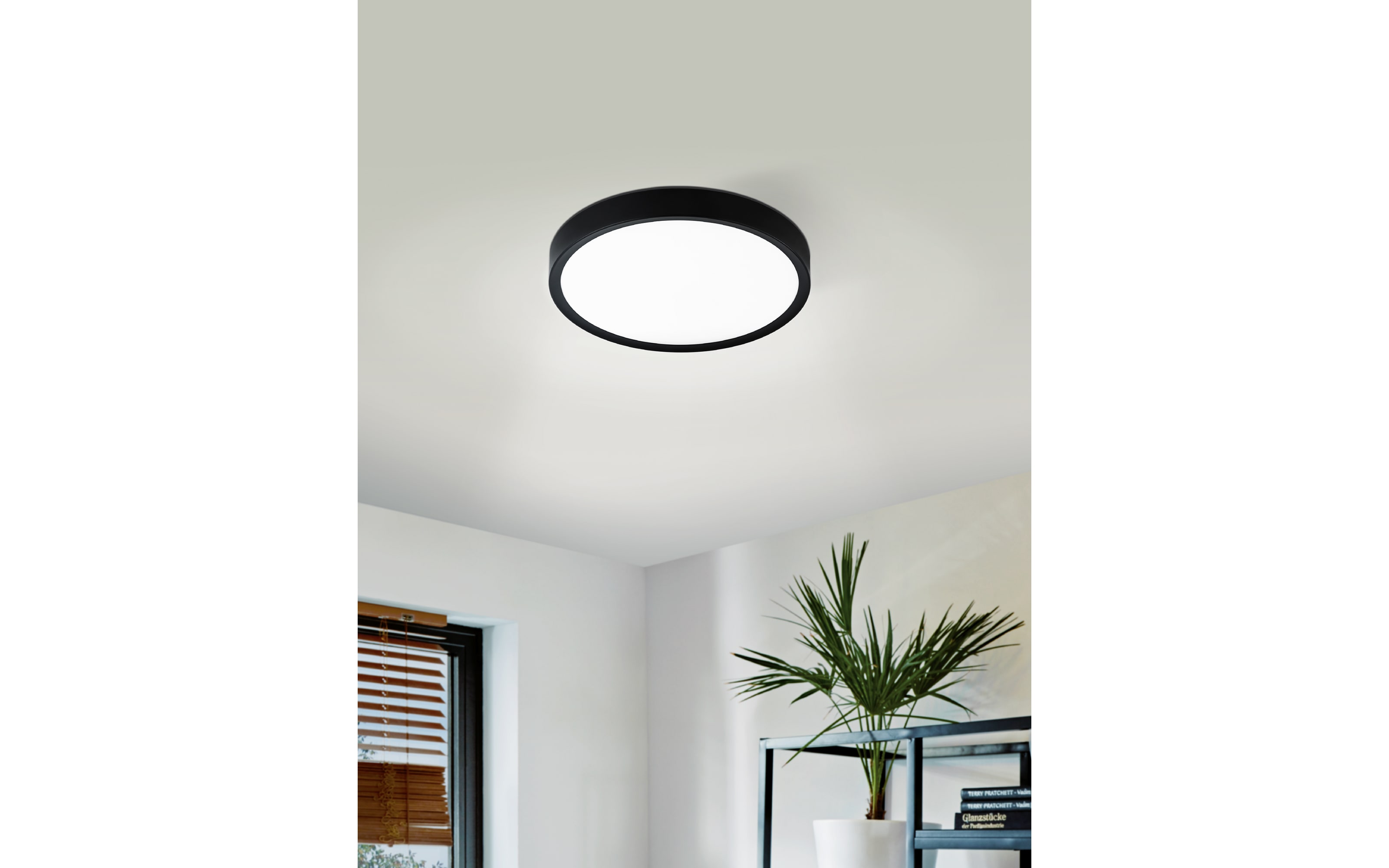 LED-Deckenleuchte Giglio, schwarz, 34 cm