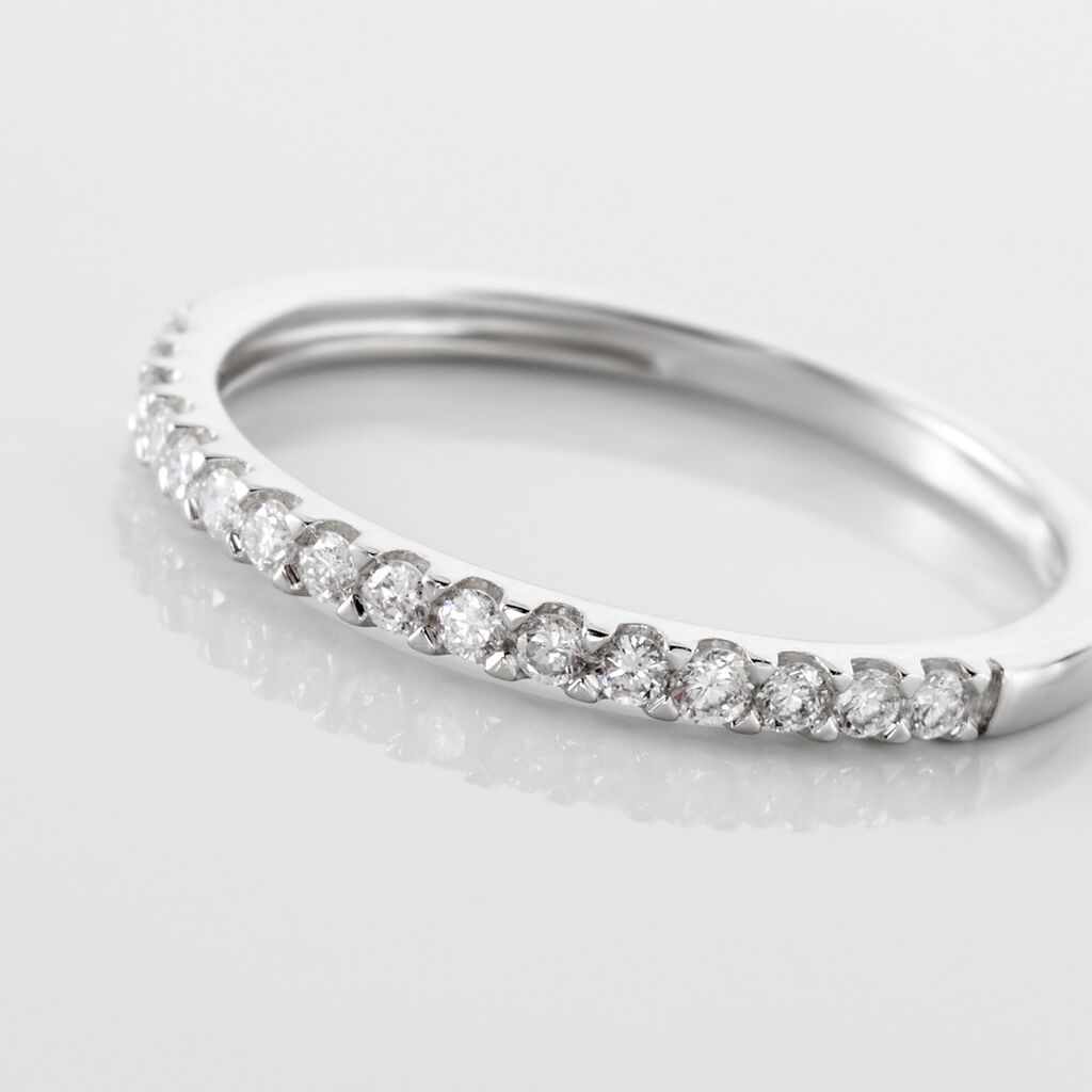 Bague Gizella Or Blanc Diamant