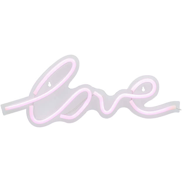 Neon licht op batterij - Love