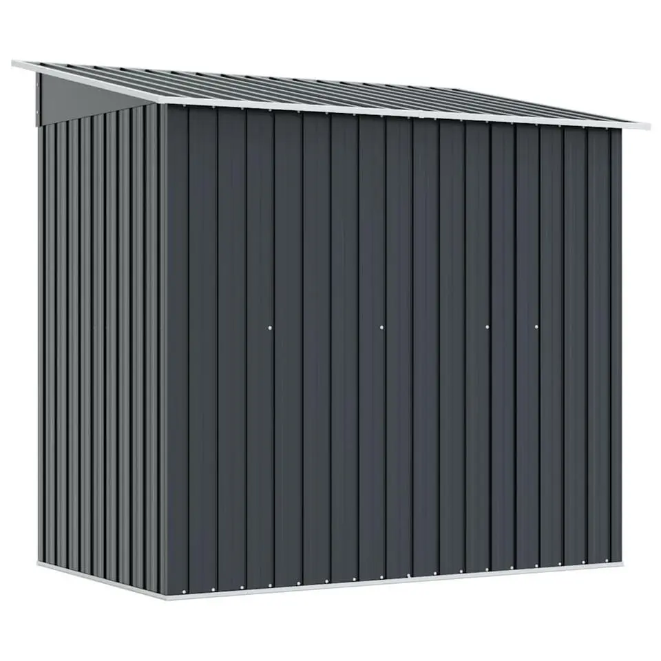 vidaXL - Tuinschuur - Antraciet - Staal